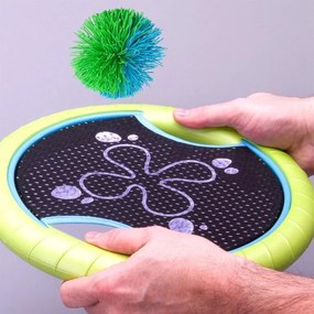 Pelyhes golyók 7 cm zöld / kék 5 db