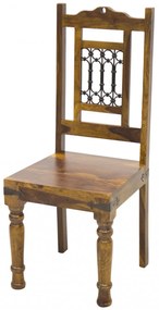 Keleties stílusú támlás szék 105x43x46cm