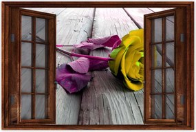 Poszterek 90x60 Freeky rose