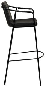 Boto fekete műbőr bárszék, magasság 95 cm - DAN-FORM Denmark