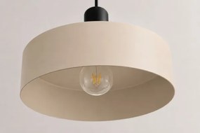 Csillár zsinóron LATTE 3xE27/60W/230V bézs/fekete