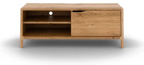 Natúr színű tölgyfa TV-állvány 111x48 cm Twig – The Beds