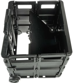 Keeeper Összecsukható bevásárlókocsi Olli 65 l Black, 65 l