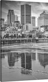 Vászonkép Építészet Felhőkarcolók Metropolisz Amerika Usa 70x120 cm