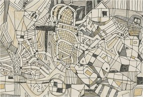 Stílusos Dekoratív fotótapéta Flizelin Geometrikus absztrakt 104x70