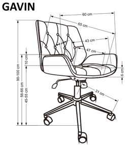 Irodai fotel    Gavina. 1067891