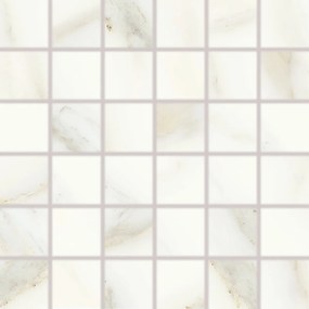 Mozaik Rako Cava fehér 30x30 cm fényes DDL06830.1