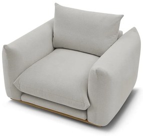 Világosszürke fotel Ernest – Bobochic Paris