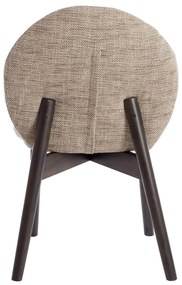 Bézs kárpitozott étkezőfotel szett 2 db-os Sinosa – Light &amp; Living