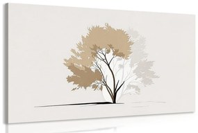 Kép minimalista fa levelekkel