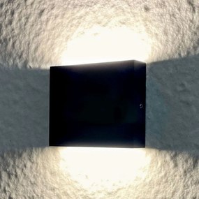 POLUX 315656 CHICAGO Modern Kültéri Fali Lámpa Fekete LED IP44