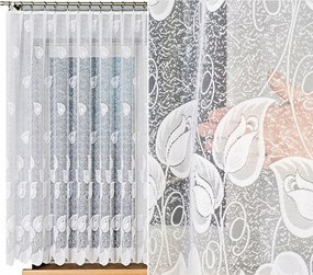 Nora jacquard mintás függöny, 023097, 300x160cm egyenes (kész) szegéllyel