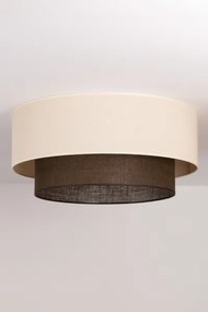 Brilagi - BOHO STYLE LED mennyezeti lámpa 3xE27/15W/230V, átmérő 60 cm, krémszínű/barna