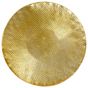 rézsárga kalapált alumínium dohányzóasztal 70 x 30 cm