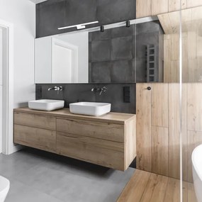 SHINE LED fürdőszobai fali lámpa, 7 W, 230 V, 40 cm, IP44, fehér