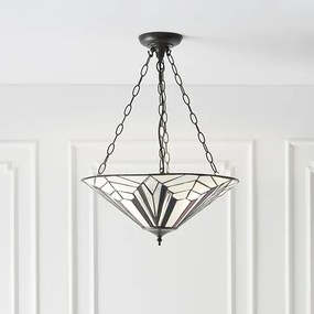Endon klasszikus tiffany függeszték astoria sötétbarna sokszínű end63936