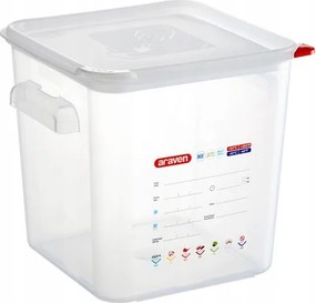 Élelmiszer Tároló Doboz Polipropilén Termékek Légmentesen Záródó Fedél 8 L Araven