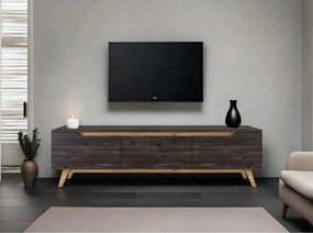 Dita Black and Walnut TV-asztal