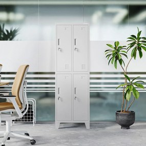 BHP munkaruhaszekrény szürke: BARTEK 2 Plus