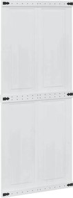 vidaXL Ajtó Corona Fehér 90 x 210 cm Faanyag