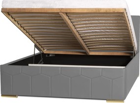 KAMI ágy 160x200 cm Piros Matrac nélkül