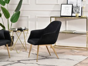Fotel Osmol F (fekete + arany). 1110360
