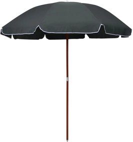 vidaXL antracitszürke napernyő acélrúddal 240 cm