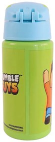 Stumble Guys All Day alumínium szívószálas kulacs akasztóval 500 ml