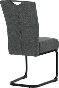 Jídelní židle, šedá, látka, DCL-E2008 GREY2