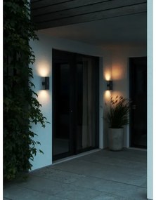 Nordlux - Kültéri fali lámpa KYKLOP 2xGU10/25W/230V IP54 fekete