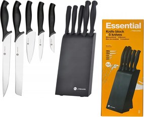 Fiskars Késkészlet Kés Szett Fekete Blokk Éles