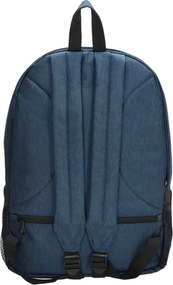Kék könnyű iskolai hátizsák „Rock”