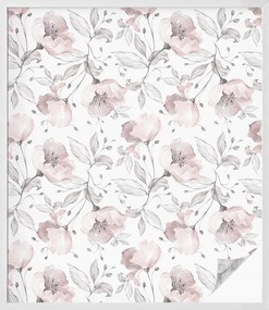 Ablakfólia Öntapadós Adatvédelem Rózsalevelek 100x116 cm