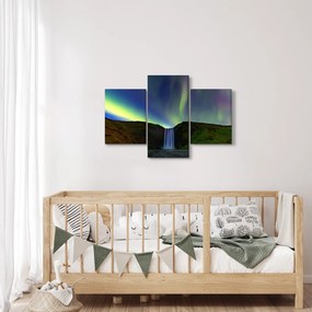 Kép - Aurora Borealis Izlandon (90x60 cm)