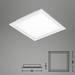 Briloner 7194-016 - LED Dimmelhető mennyezeti lámpa SIMPLE LED/18W/230V + távirányító