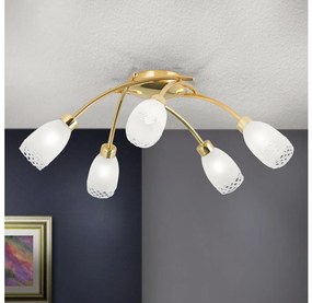Orion - Felületre szerelhető csillár CARLA 5xG9/28W/230V arany