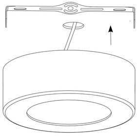Eglo 98559 - LED RGB fényerőszabályozható mennyezeti lámpatest FUEVA-C LED/21W/230V