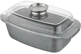 Florina Alumínium tepsi aroma kapaklı Lava 4,5 l ,32 × 22 × 11 cm