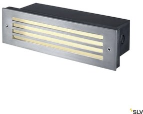 SLV 229110 BRICK Kültéri Falba Építhető Lámpa Rozsdamentes Acél LED IP44
