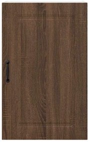 Fali konyhaszekrény ajtóval Barna Tölgy 50 x 31 x 80 cm Faanyag