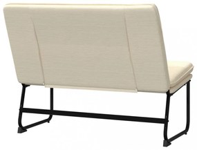 krémszínű szövetpad 100 x 75 x 76 cm