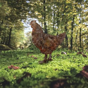 Chicken fém kerti dísztárgy, 64×42 cm – TR565TNL1281
