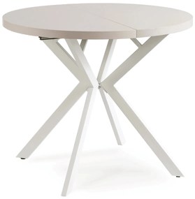 Bővíthető Étkezőasztal Kasmír/Fehér Színben. LUGO 90-190 cm