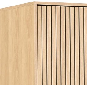 OLIVIA gardróbszekrény 99x200 cm, tölgy