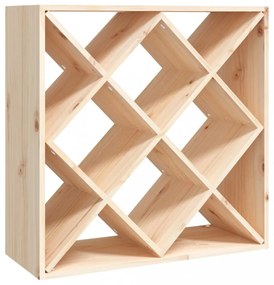 tömör fenyőfa borszekrény 62x25x62 cm