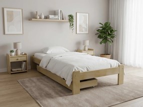 ADA ágy 80x200 cm, fenyőfa Matrac: Matrac nélkül