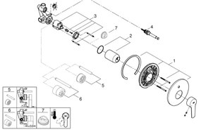 GROHE 23558002 - START kádcsaptelep, fényes króm