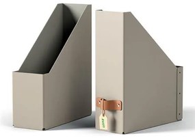 Iratpapucs, karton, 100 mm, LEITZ Puro, homokbézs (E24710012)