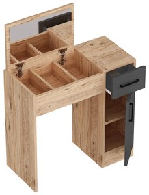 Inci Anthracite kozmetikai asztal