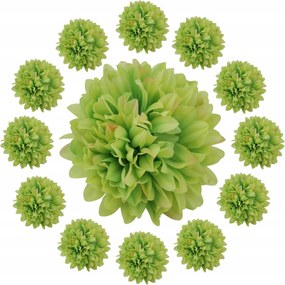 Krizantém Termék Nagy Mesterséges Zöld 14 x 7 cm RT6422-M47 12 db